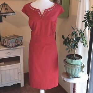 NWT. Anne Klein Majorica Cotton Dress